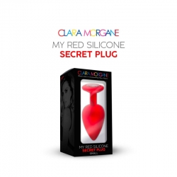 My red silicone secret plug small