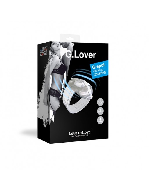 Cockring G-Lover L2L - Blanc